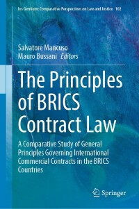 Omslagafbeelding: The Principles of BRICS Contract Law 9783031008436