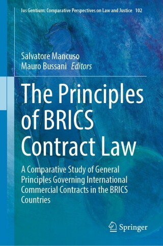صورة الغلاف: The Principles of BRICS Contract Law 9783031008436