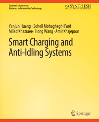 صورة الغلاف: Smart Charging and Anti-Idling Systems 9783031000027