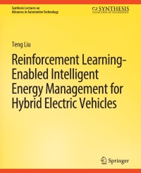 Omslagafbeelding: Reinforcement Learning-Enabled Intelligent Energy Management for Hybrid Electric Vehicles 9783031000089