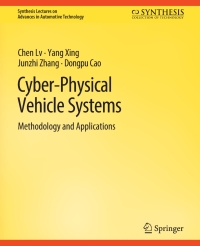 Imagen de portada: Cyber-Physical Vehicle Systems 9783031003769