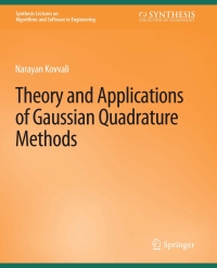 Omslagafbeelding: Theory and Applications of Gaussian Quadrature Methods 9783031003899