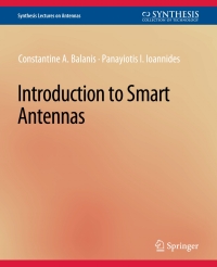 Imagen de portada: Introduction to Smart Antennas 9783031004056