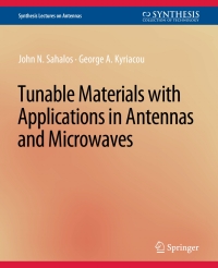 Imagen de portada: Tunable Materials with Applications in Antennas and Microwaves 9783031004148