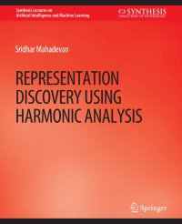 Cover image: Representation Discovery using Harmonic Analysis 9783031004186