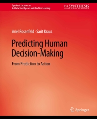 表紙画像: Predicting Human Decision-Making 9783031000232