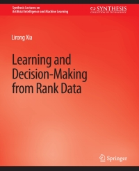 Cover image: Learning and Decision-Making from Rank Data 9783031004544