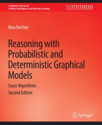 Imagen de portada: Reasoning with Probabilistic and Deterministic Graphical Models 9783031000287