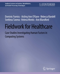 Cover image: Fieldwork for Healthcare 9783031004681