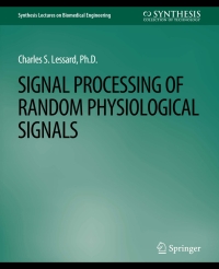 Cover image: Signal Processing of Random Physiological Signals 9783031004827