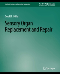 Cover image: Sensory Organ Replacement and Repair 9783031004841