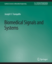 Cover image: Biomedical Signals and Systems 9783031005312