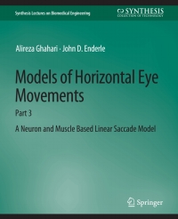 Cover image: Models of Horizontal Eye Movements 9783031005336