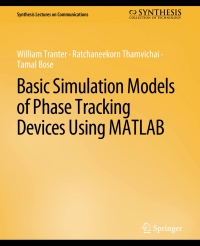 Titelbild: Basic Simulation Models of Phase Tracking Devices Using MATLAB 9783031005480