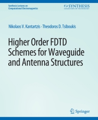 Cover image: Higher-Order FDTD Schemes for Waveguides and Antenna Structures 9783031005602