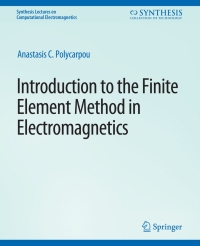 Cover image: Introduction to the Finite Element Method in Electromagnetics 9783031005619