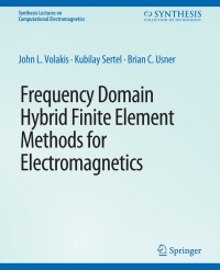 Cover image: Frequency Domain Hybrid Finite Element Methods in Electromagnetics 9783031005664