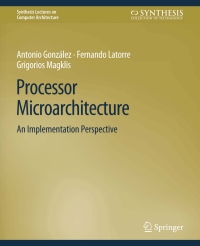 Imagen de portada: Processor Microarchitecture 9783031006012