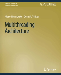 Imagen de portada: Multithreading Architecture 9783031006104