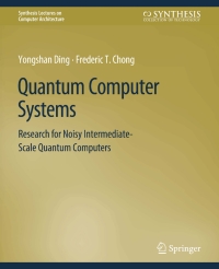 Cover image: Quantum Computer Systems 9783031006371