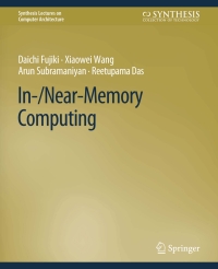 Imagen de portada: In-/Near-Memory Computing 9783031006449