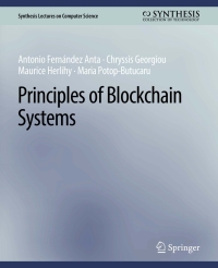 Cover image: Principles of Blockchain Systems 9783031000751