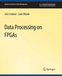 Cover image: Data Processing on FPGAs 9783031007217