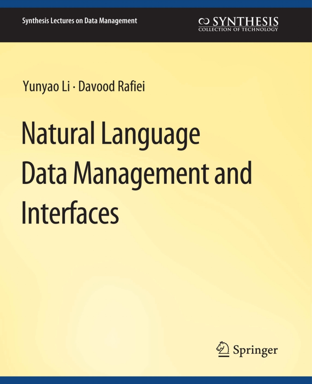 Natural Language Data Management and Interfaces