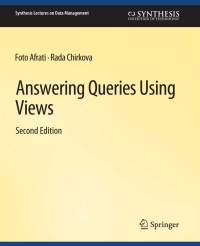 صورة الغلاف: Answering Queries Using Views, Second Edition 2nd edition 9783031000980