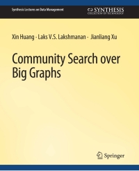 表紙画像: Community Search over Big Graphs 9783031007460