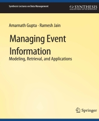 Immagine di copertina: Managing Event Information 9783031007545