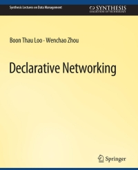 表紙画像: Declarative Networking 9783031007583