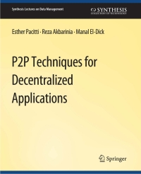 Imagen de portada: P2P Techniques for Decentralized Applications 9783031007606