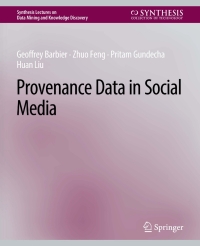 Cover image: Provenance Data in Social Media 9783031007767