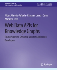 Titelbild: Web Data APIs for Knowledge Graphs 9783031001123