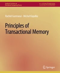 Imagen de portada: Principles of Transactional Memory 9783031008740