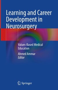 Cover image: Learning and Career Development in Neurosurgery 9783031020773