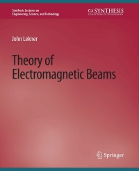 Titelbild: Theory of Electromagnetic Beams 9783031001543