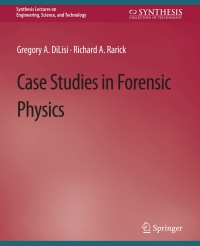 Imagen de portada: Case Studies in Forensic Physics 9783031009587