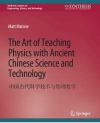 Cover image: The Art of Teaching Physics with Ancient Chinese Science and Technology 9783031001604