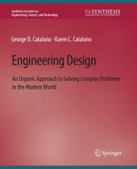 Imagen de portada: Engineering Design 9783031001628