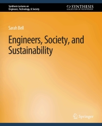 Cover image: Engineers, Society, and Sustainability 9783031009822