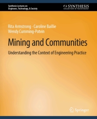 Imagen de portada: Mining and Communities 9783031009860