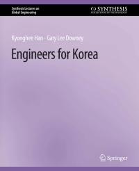 Cover image: Engineers for Korea 9783031010002