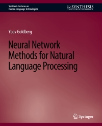 Immagine di copertina: Neural Network Methods for Natural Language Processing 9783031010378