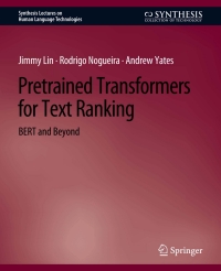 Cover image: Pretrained Transformers for Text Ranking 9783031001925