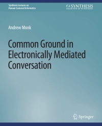 Cover image: Common Ground in Electronically Mediated Conversation 9783031010569
