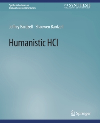 Imagen de portada: Humanistic HCI 9783031010866