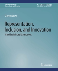 Cover image: Representation, Inclusion, and Innovation 9783031002014
