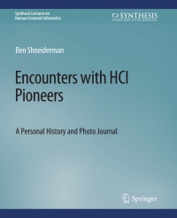 Imagen de portada: Encounters with HCI Pioneers 9783031010965